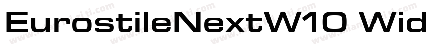 EurostileNextW10 WideSemiBd字体转换